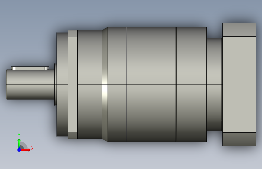 斜齿PHL115-L2 22-110-145-M8 CZ32 止口12.STEP 正面视图