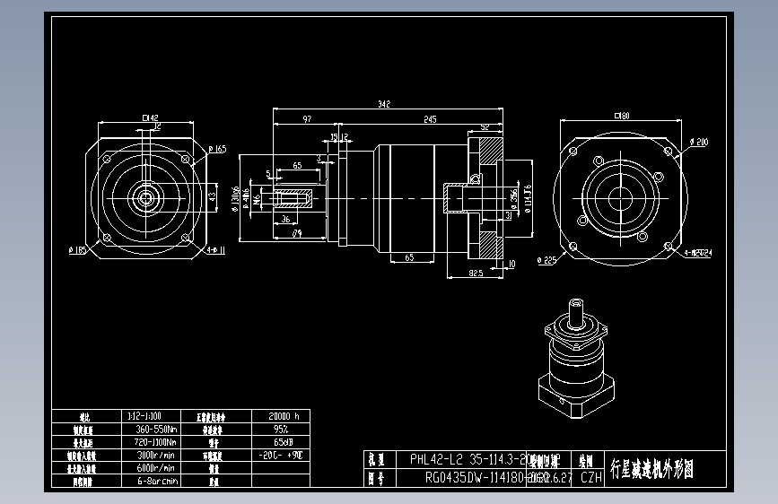 斜齿PHL142-L2 35-114.3-200-M12.DXF
