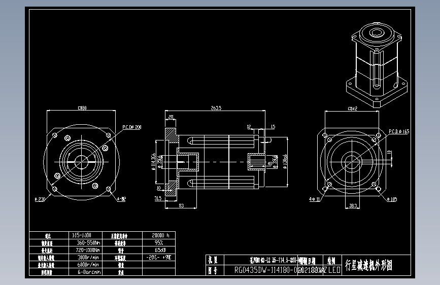 斜齿孔PGH142-L2 35-114.3-200-M12 180WZ.DXF