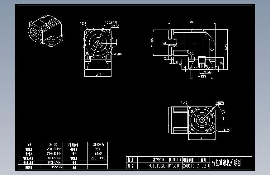 斜齿孔ZPGH115-L1 19-95-115-M8.DXF