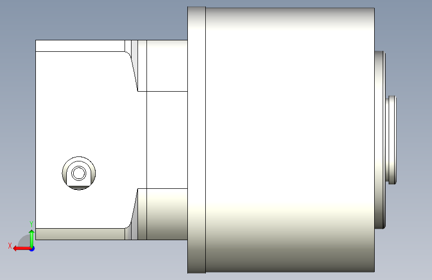 直齿孔PLE120-L2-LC 19-70-90-M5.stp 背面视图