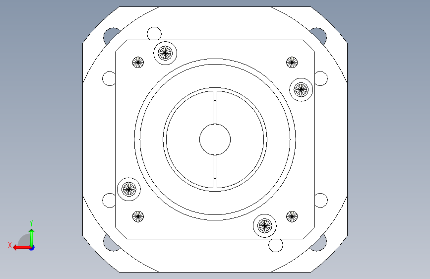 直齿孔PLX120-L3 14-73-98.43-M6.stp 背面视图