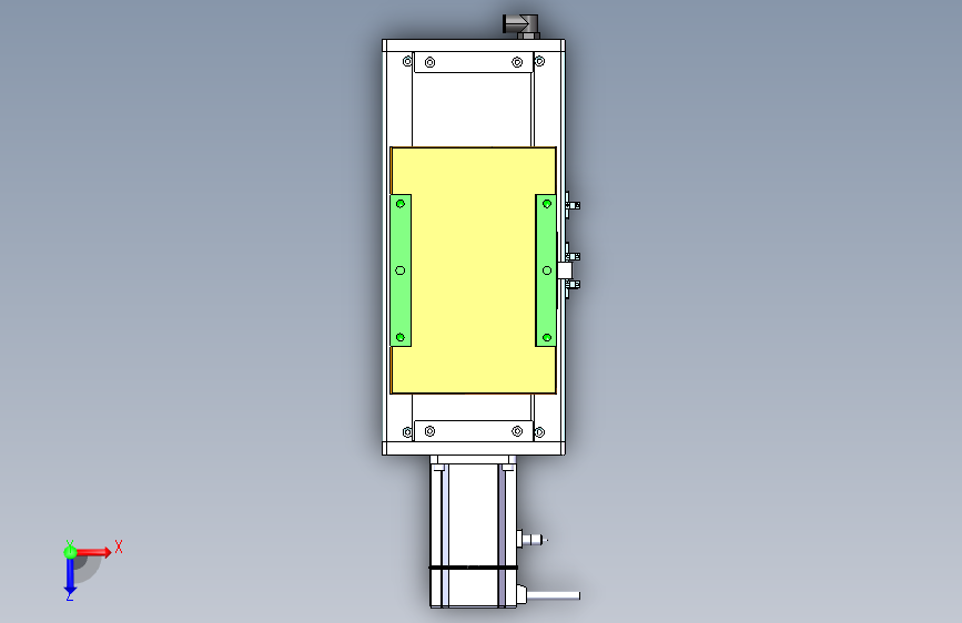 MCH丝杆全封闭MCH17-BC-750W 俯视图