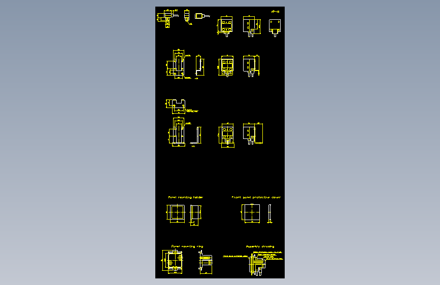 基恩士ap_40_cad_kc图纸模型