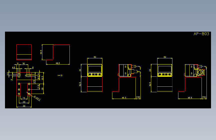基恩士ap_c30_cad_kc图纸模型