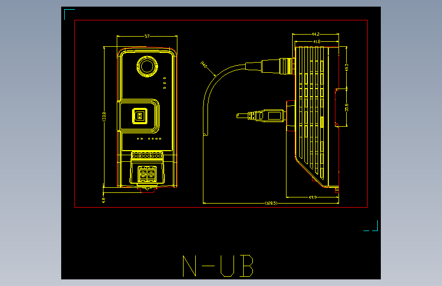 基恩士bl_1300_cad_kc图纸模型