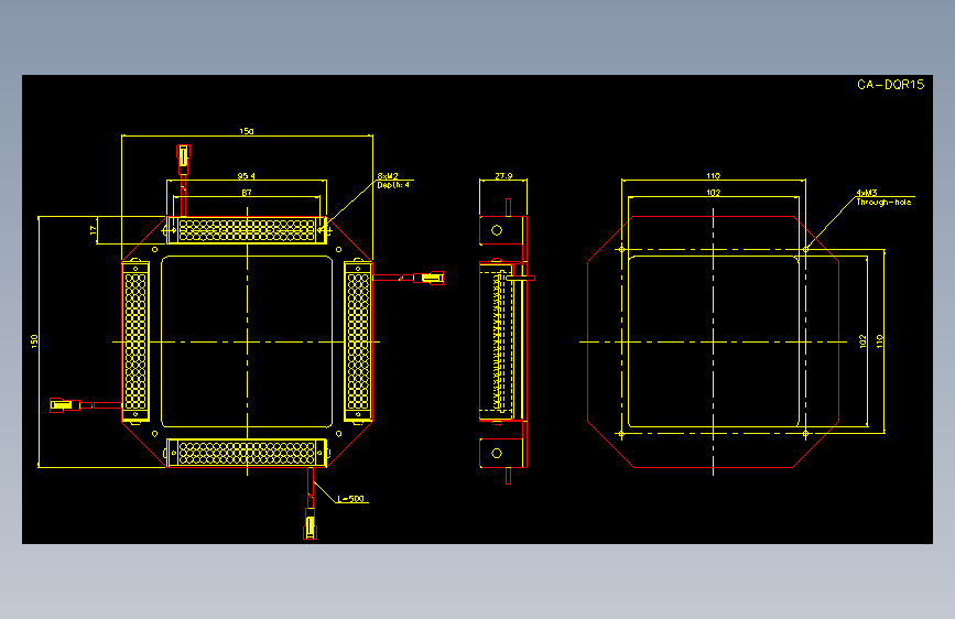 基恩士CA_D_cad_kc图纸模型
