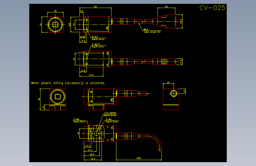 基恩士cv_2600_cad_kc图纸模型