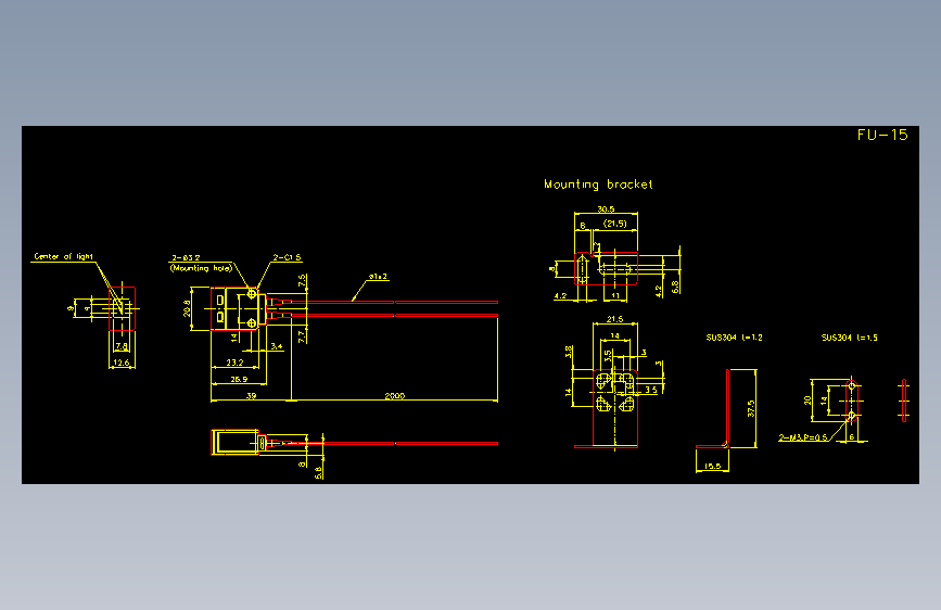 基恩士fu_cad_kc图纸模型