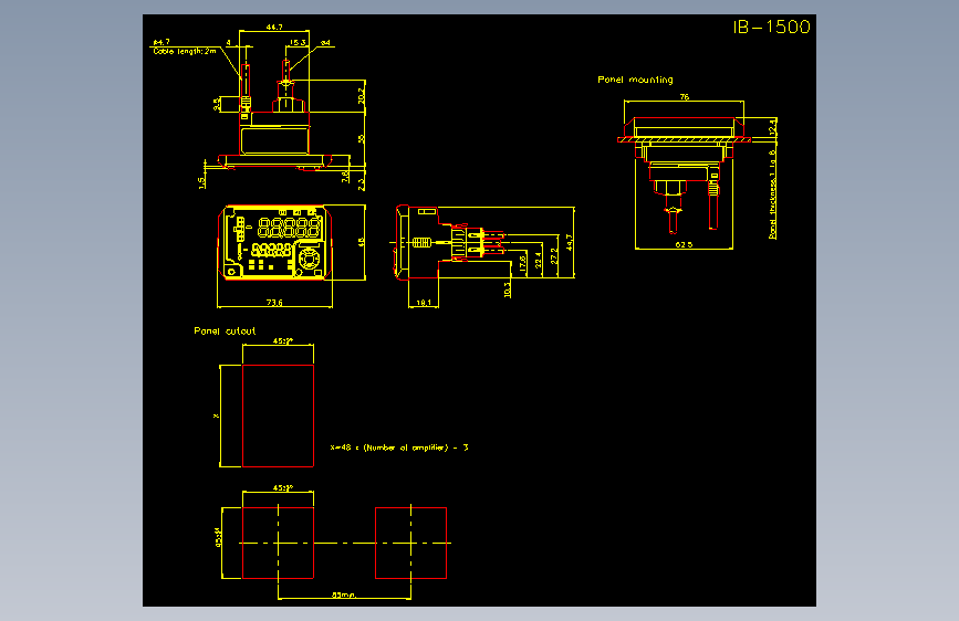 基恩士ib_cad_kc图纸模型