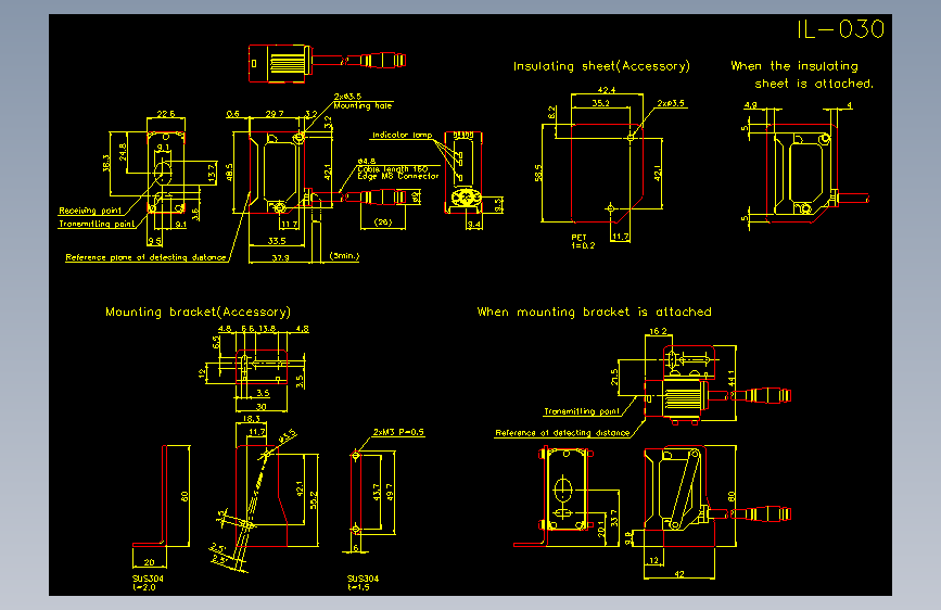 基恩士il_cad_kc图纸模型