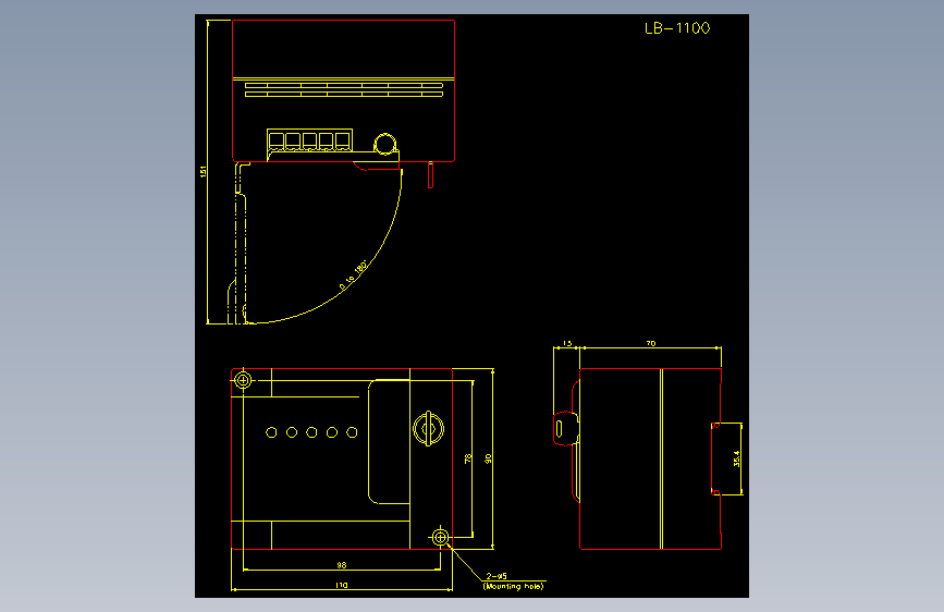 基恩士lb_1000_cad_kc图纸模型