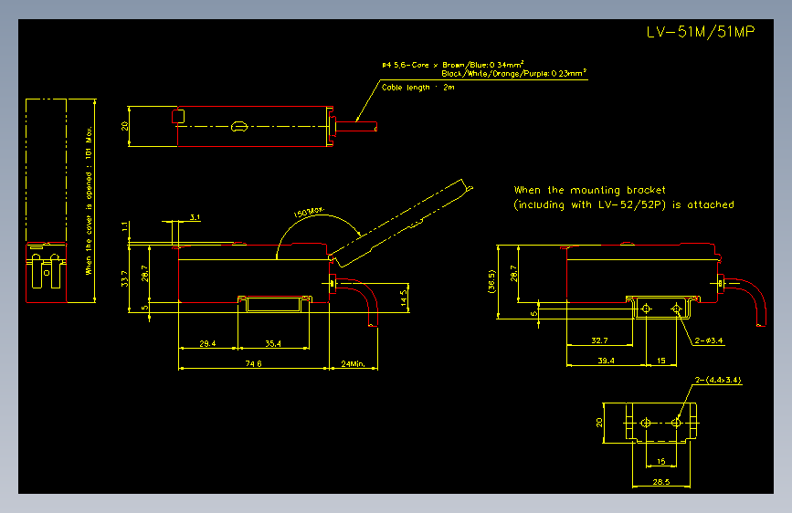 基恩士lv_50_amp_cad_kc图纸模型