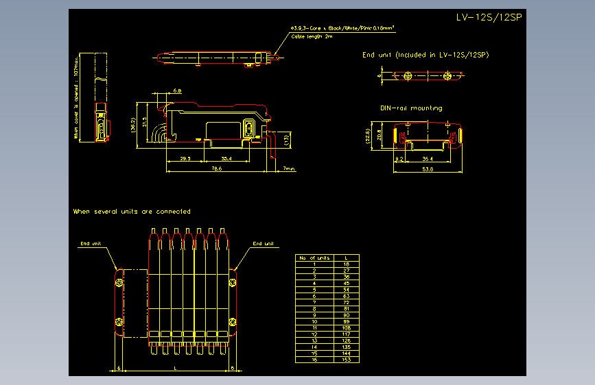 基恩士lv_s62_cad_kc图纸模型