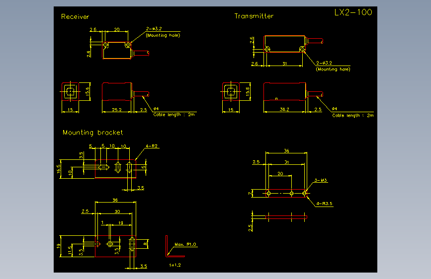基恩士lx2_cad_kc图纸模型