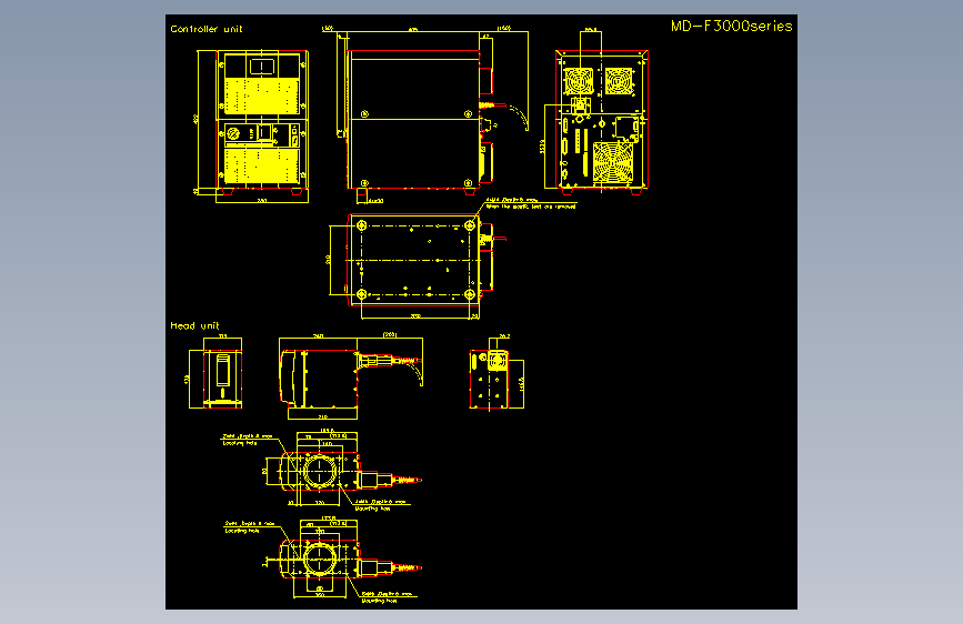 基恩士md_f3000_cad_kc图纸模型