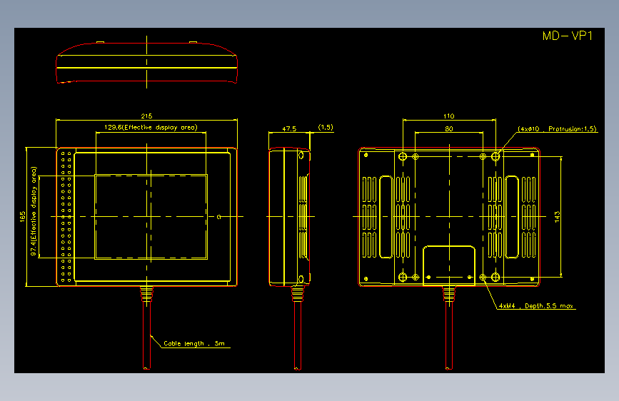 基恩士mdv9600_kc图纸模型
