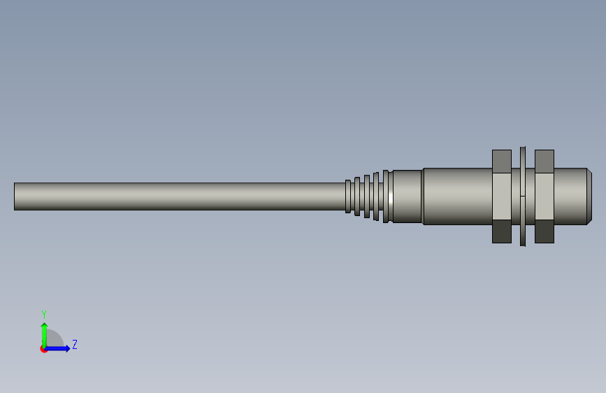 基恩士EV-12M_kc图纸模型 左侧视图