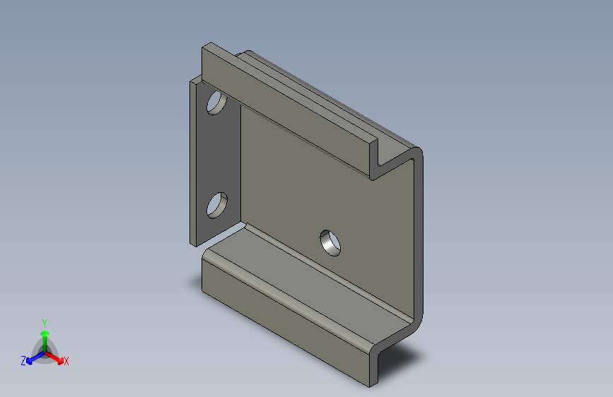 基恩士FS-L71_bracket_kc图纸模型