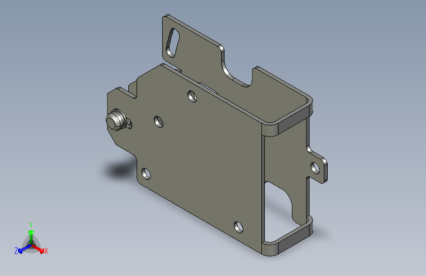 基恩士LV-H300bracket3_kc图纸模型