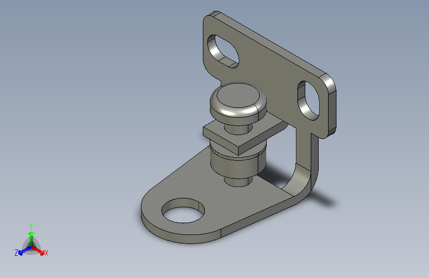 基恩士LV-S71_bracket_kc图纸模型