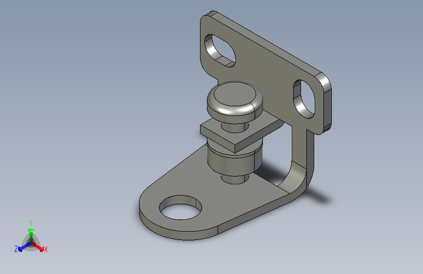 基恩士LV-S72_bracket_kc图纸模型