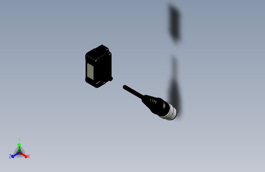 基恩士PZ-G41EN_G41EP_kc图纸模型 主视图