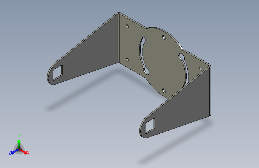 基恩士SJ-F020_bracket_kc图纸模型