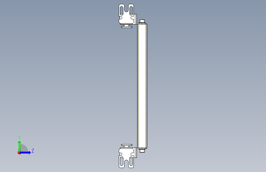 基恩士SL-JB23_side-mount_kc图纸模型 左侧视图