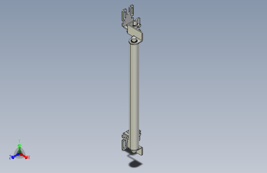 基恩士SL-JB23_side-mount_kc图纸模型 主视图