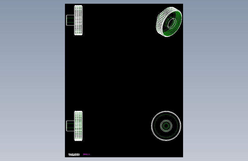 把手(母牙)MBT-2D多系列多零件图纸模型