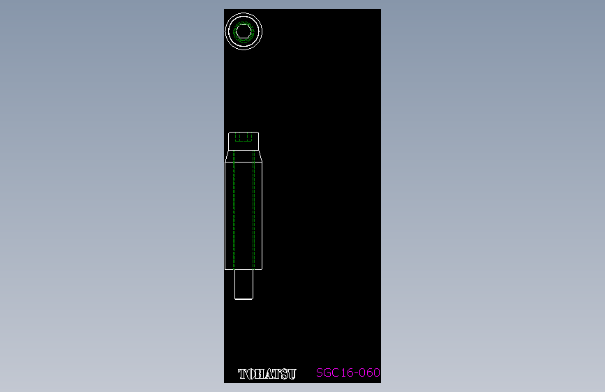 彈簧導梢SGC-2D多系列多零件图纸模型
