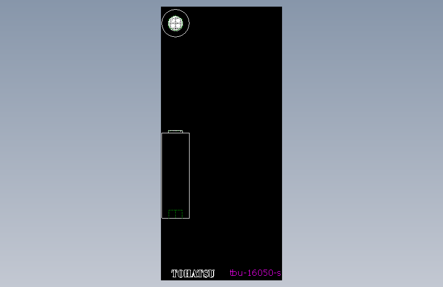 定位配件(A)TBU-2D多系列多零件图纸模型
