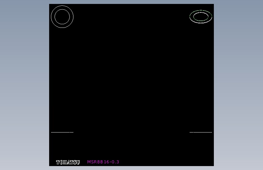 華司MSRBB-2D多系列多零件图纸模型