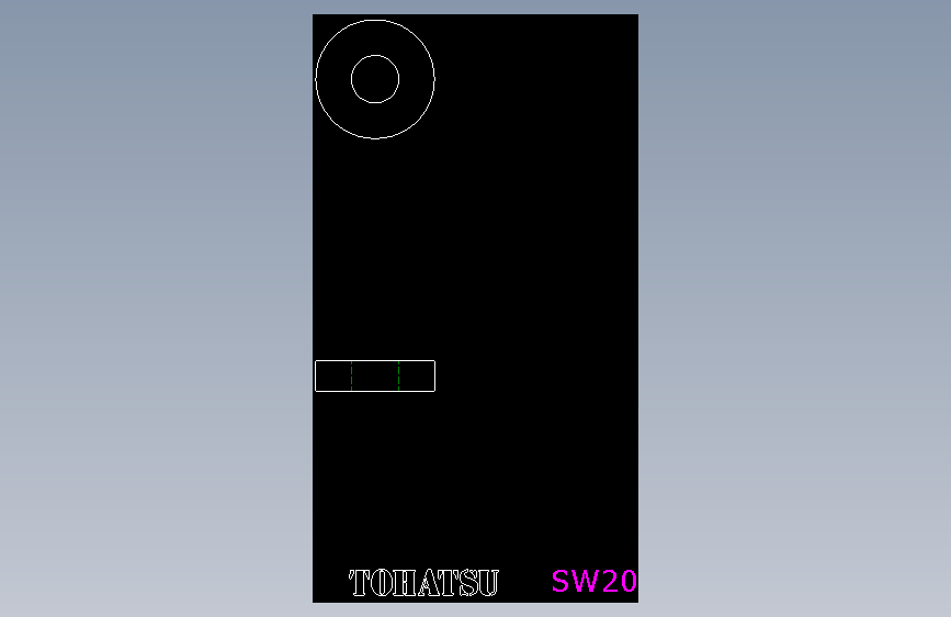 華司SW-2D多系列多零件图纸模型