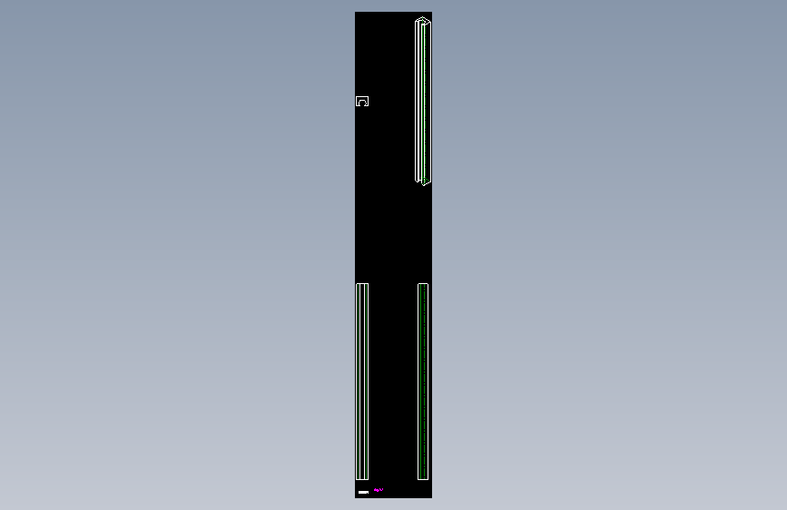 滑軌(C槽鐵型)SBGC-2D多系列多零件图纸模型