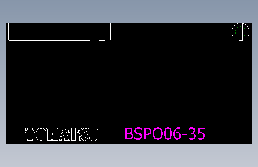 拉伸彈簧配件BSPO.SBSPO-2D多系列多零件图纸模型