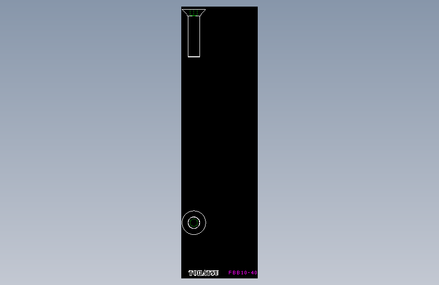 皿頭內六角螺絲FBB-2D多系列多零件图纸模型