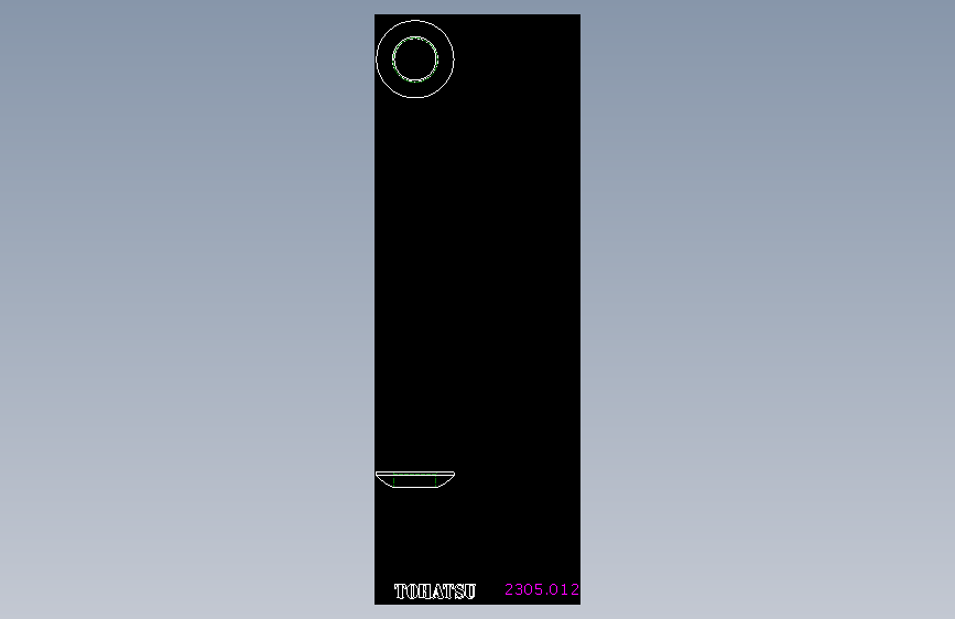 球面華司2305-2D多系列多零件图纸模型