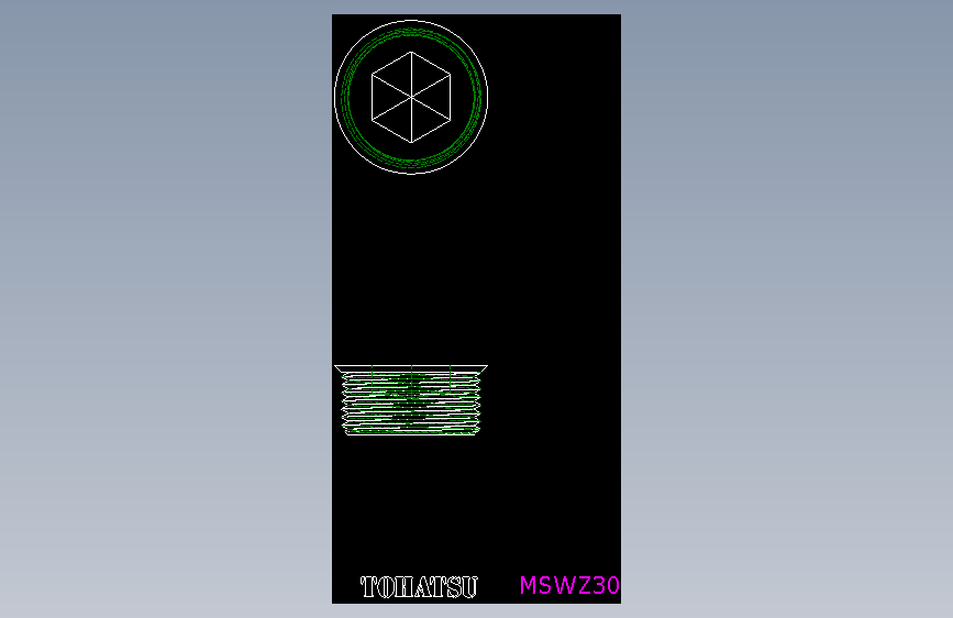 止付螺絲(座付型)MSWZ,MSWZH-2D多系列多零件图纸模型