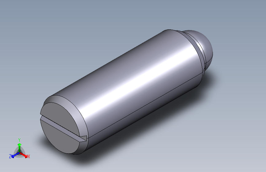 定位柱(中荷重)(不銹鋼)(英吋) 2B02-3D多系列多零件图纸模型