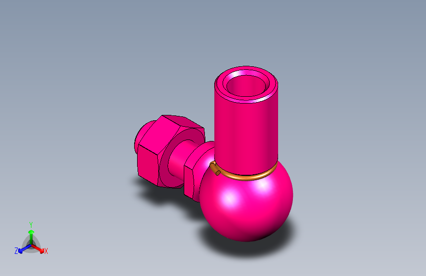 端桿軸承10.(A)-3D多系列多零件图纸模型