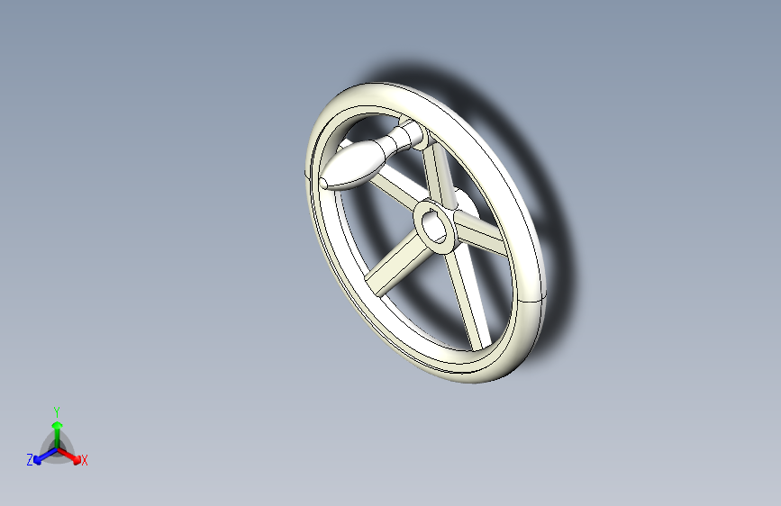 鋁合金手輪(固定把手)2459-3D多系列多零件图纸模型