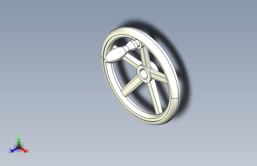 鋁合金手輪(旋轉把手)2459-3D多系列多零件图纸模型