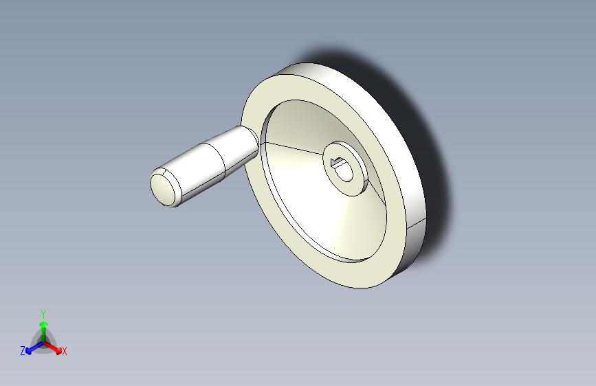 鋁合金手輪(旋轉把手)2460-3D多系列多零件图纸模型