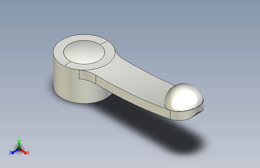 人體工學型把手ELC-3D多系列多零件图纸模型