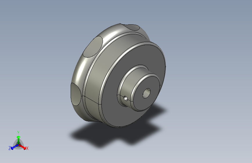 手輪(安裝重力指示器用)DHK-3D多系列多零件图纸模型