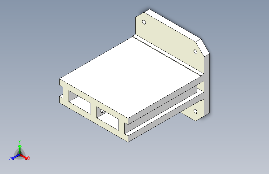 雙面基座1910-3D多系列多零件图纸模型