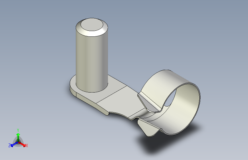 折疊彈片梢10.(A)-3D多系列多零件图纸模型