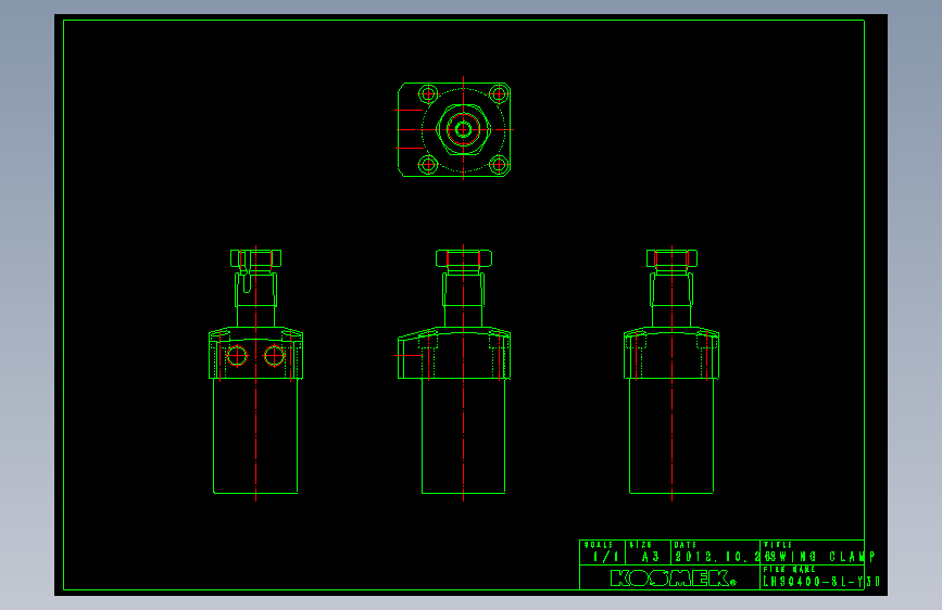 LHS0400-SL-Y30多系列多零件图纸模型